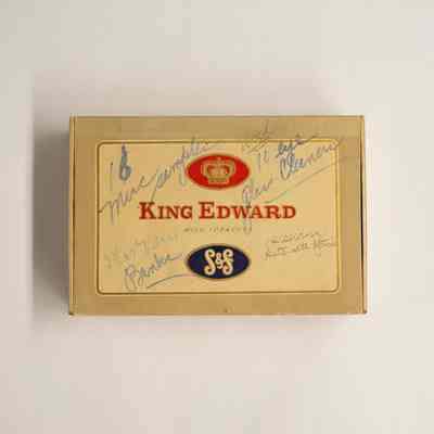 King Edward Cigar Box and Miscellaneous Items