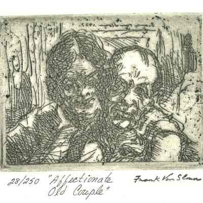 Affectionate Old Couple