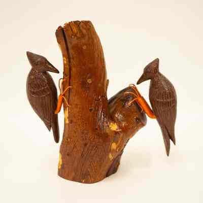 Woodpecker Wood Carving