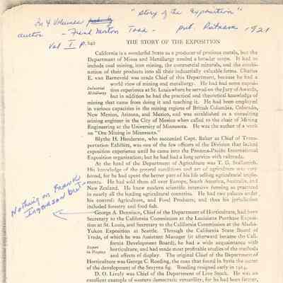 The Story of the Exposition, Photocopy