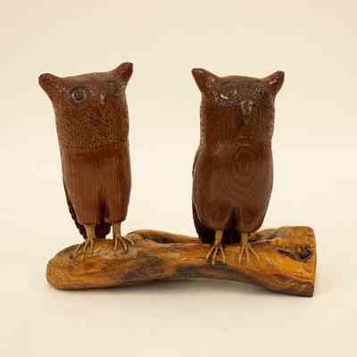 Owl Wood Carving