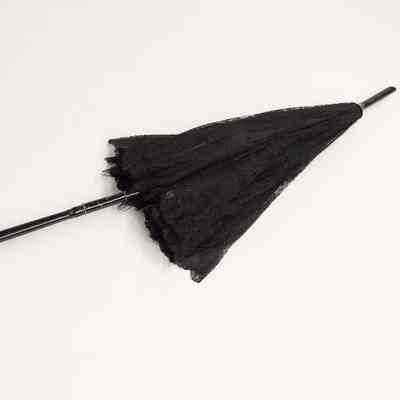 Black Lace Parasol