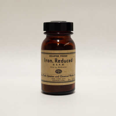 Bottle of Reduced Iron