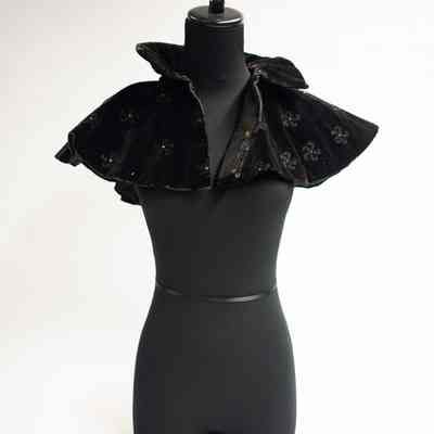 Embroidered Capelet