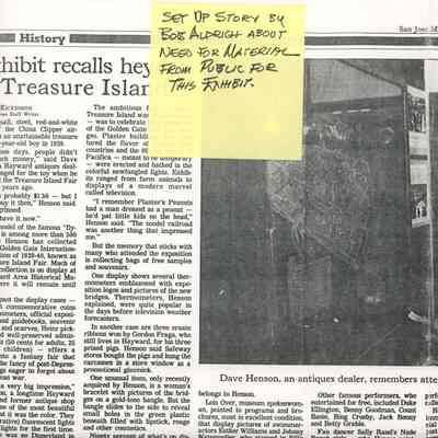 San Jose Mercury News, March 30, 1988, Photocopy