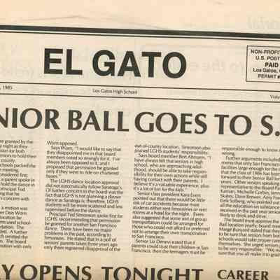El Gato, November 1, 1985