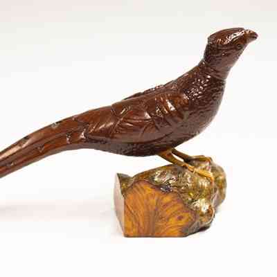 Pheasant Wood Carving