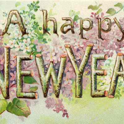 New Years Postcard