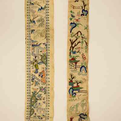 Crewel Embroidery Strips