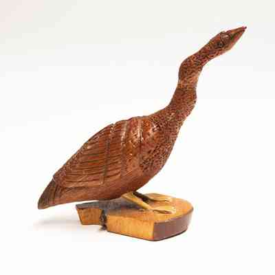 Goose Wood Carving