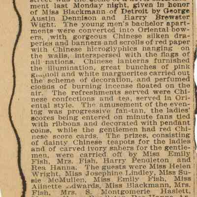 Newspaper Clipping