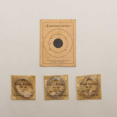 Military Catgut and Pin Card