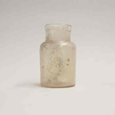 Clear Round Bottle