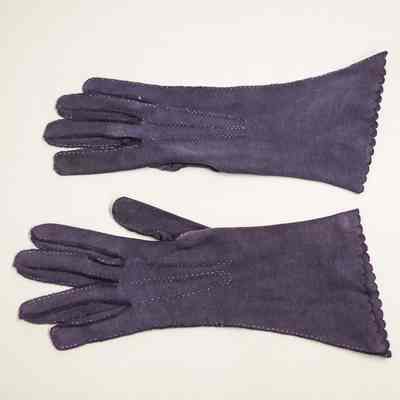 Pair of Blue Cotton Gloves