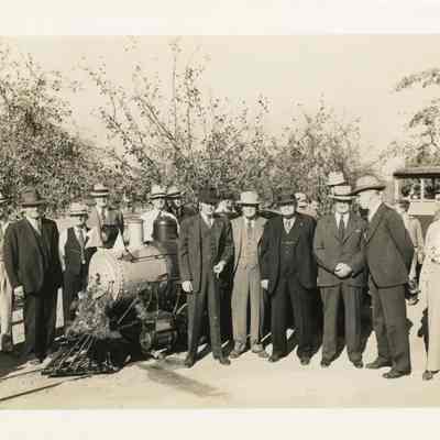Group at Wildcat Railroad Ceremony