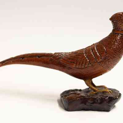 Pheasant Wood Carving