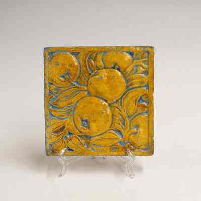 Decorative Fruit and Leaf Tile