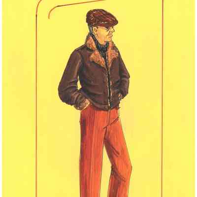 Costume Renderings for "Happy End"