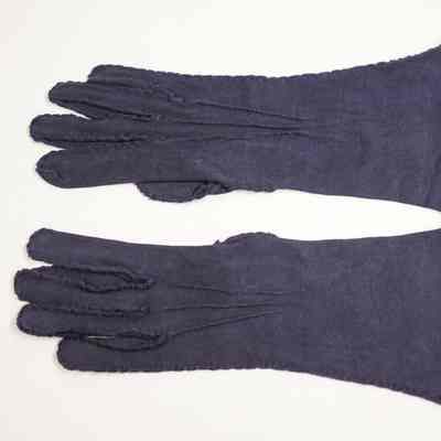 Pair of Blue Cotton Gloves