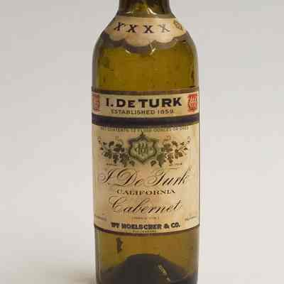I. De Turk Cabernet Bottle