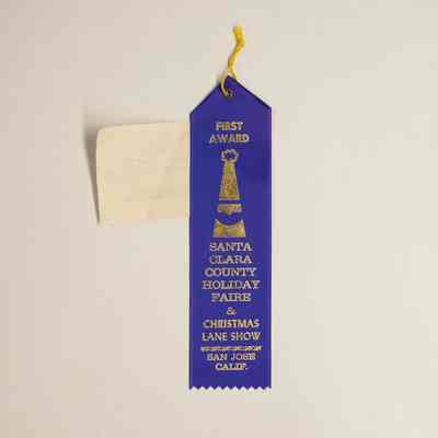 Santa Clara County Holiday Faire Ribbon