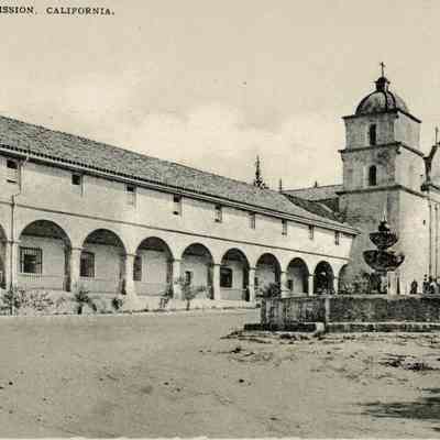 Santa Barbara Mission Postcard