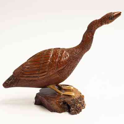 Goose Wood Carving