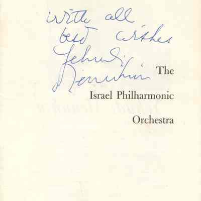 The Israel Philharmonic Orchestra Program