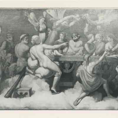 Photograph of Painting, Banquet of the Gods