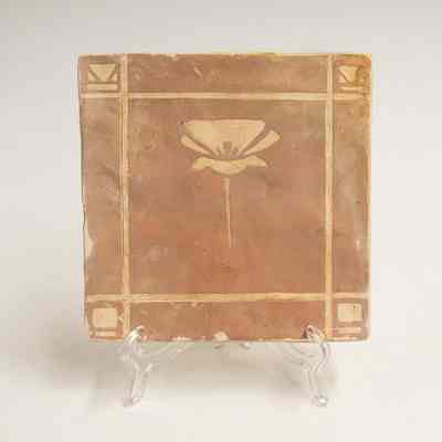 Decorative Poppy Tile