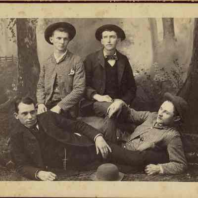Portrait of Four Unidentified Men