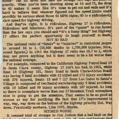 Los Gatos Times-Observer Clipping