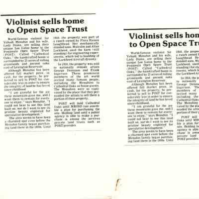Newspaper Clipping, Photocopy
