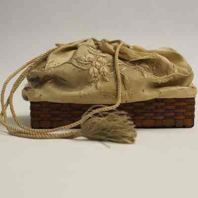 Ecru Silk Handbag