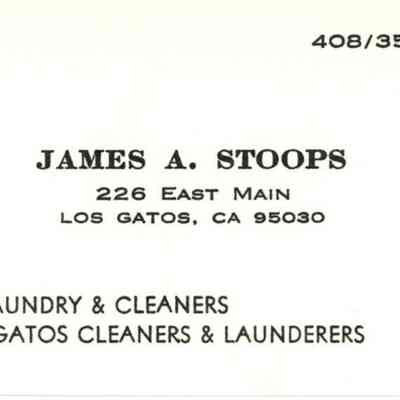 James Stoops Business Card