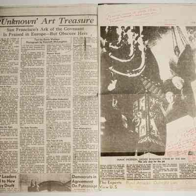 Photocopy of the San Francisco Chronicle, August 7th, 1949