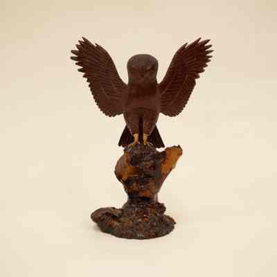 Snowy Owl Wood Carving