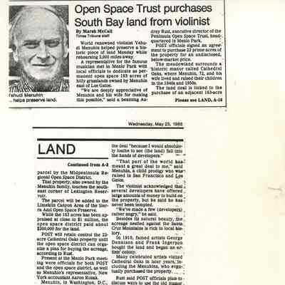 Peninsula Times Tribune, May 25, 1988, Photocopy