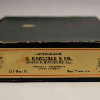 Box of Vintage Printing Paper
