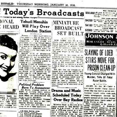 San Jose Mercury Herald, January 30, 1936
