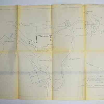 Map of Menuhin Estate Garden, Photocopy