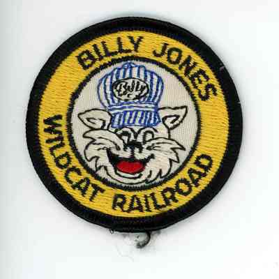 Billy Jones Wildcat Railroad Patch