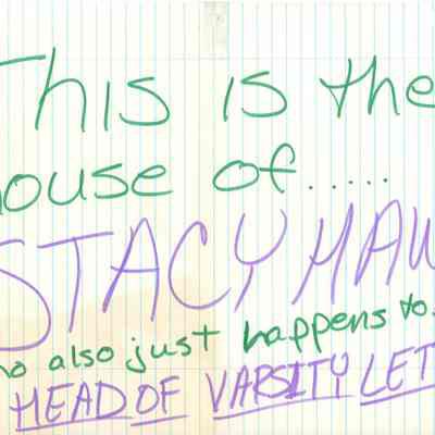 Handwritten Sign