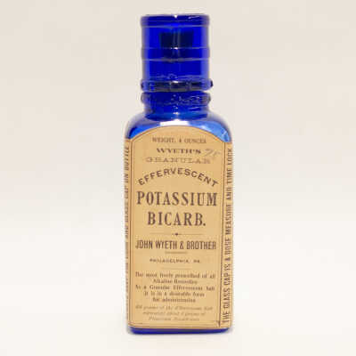 Bottle of Potassium Bicarbonate