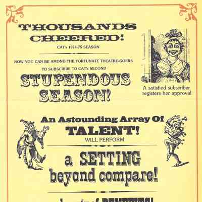 California Actors Theatre Season 2 Promotional Mailer