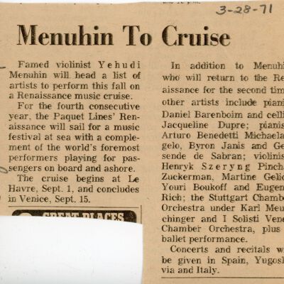Newspaper Clipping