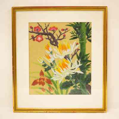 Untitled (Embroidery of Flowers)