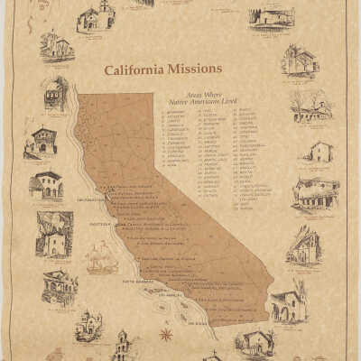 California Missions Map