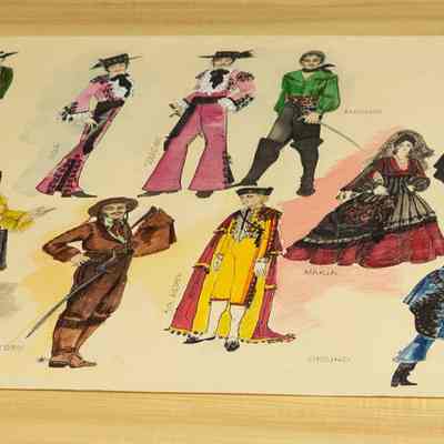 "Twelfth Night" Costume Renderings