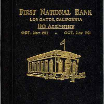 First National Bank 10th Anniversary Notebook